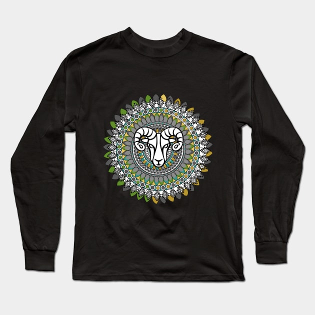 capricorn horoscope zodiac sings Long Sleeve T-Shirt by Greenmillion